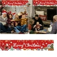 thumbnail image 1 of Yatbbeixxx Décorations de Noël Joyeux Noël Bannière Intérieur Extérieur Signe de Cour Décorations de Fête de Noël Robe de Fête pour Femmes Grande Taille Bracelets Pack Varié Table et Chaises d'Événement, 1 of 6