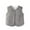 D24/Grey, variant on Afdoent Girls Vest Long Pile Warm Sleeveless Jacket Outerwear For Toddler Kids Winter Fall Fashion 2-3 Years