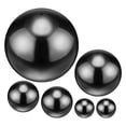 thumbnail image 1 of Uxcell 6-Pack Bolas de Gazing de Jardín 5 Pulgadas, 3 Pulgadas, 2 Pulgadas, 1 Pulgada Bola Hueca de Espejo de Acero Inoxidable 201 para Hogar, Exterior Negro Brillante, 1 of 7