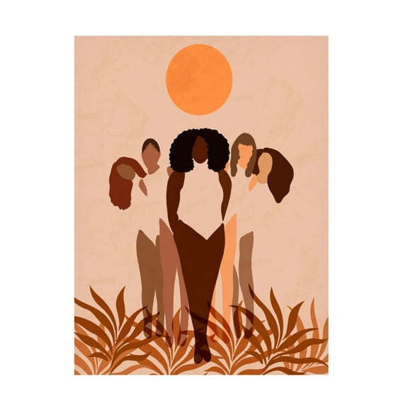 Trademark Fine Art Carelle N'guessan W.O.M.E.N 2 Canvas Wall Art