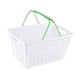 thumbnail image 1 of Cesta de la compra Cesta de comestibles Cestas de almacenamiento ergonómicas, versátiles y resistentes con Verde, 1 of 4
