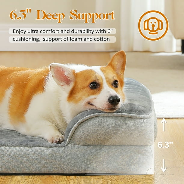 PAWZ Road Orthopedic Dog Bed Removable Washable Cover Non-Slip