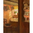 thumbnail image 3 of Gustav Vermehren 15x18 Black Modern Framed Museum Art Print Titled - Almue Interior with Sunlight Through Window, 3 of 5