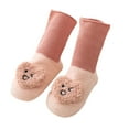 thumbnail image 2 of YYYTop Toddler Baby Girls Boys Socks Non Slip Kid Grips Socks Babies Cute Socks Toddlers Grippers Socks for 0-3 Years Cotton Crew Socks for Baby Gifts Pack, 2 of 5