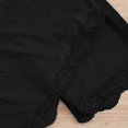 thumbnail image 5 of IMENGL Women's Pajamas Set Loungewear Pyjamas Of 3 Lace Pyjamas V Neck Tank Top Pyjama Shorts 3 Piece Leisure Suit Onesises Sleepwear Pajama Sets for Women,Black, 5 of 8