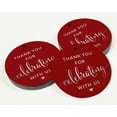 thumbnail image 3 of Inkdotpot Pack Of 50 Real Silver Foil Paper Tags Thank You Celebrating With Us Bridal Shower-Baby Shower-Retirement-Wedding-Birthday Favor Hang Tags, 3 of 6