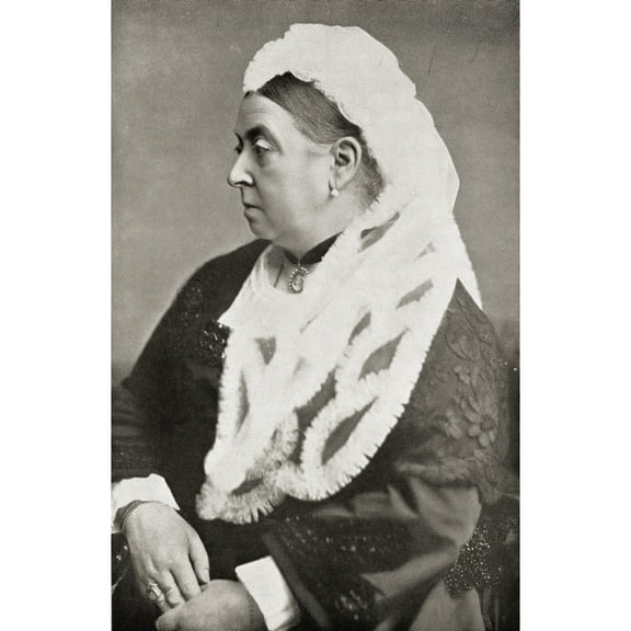 Posterazzi DPI1860648LARGE Queen Victoria 1819-1901 At the Age of Sixty Six From the Book Vri Her Life & Empire by the Marquis of Lorne K Poster Print, 24 x 38