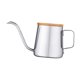 thumbnail image 2 of Vierta sobre la tetera, cafetera por goteo, tetera de goteo estrecha de 250ml, cafetera para acampar, tetera con cuello de cisne, cafetera para, 2 of 9