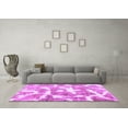 thumbnail image 3 of Ahgly Company Indoor Round Abstract Purple Modern Area Rugs, 5' Round, 3 of 4