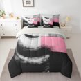 thumbnail image 2 of Castle Fairy Abstract Rectangle 7-Piece Twin Bedding Sets for Teens Women Men,Geometric Theme Bedding Comforter Set,Abstract Minimalist Breathable Sheet Sets,Lightweight Room Decor, 2 of 8