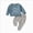 A109-Blue, variant on Toddler Boys Winter Clothes Set, 2-Piece Sweatshirt & Pants Long Sleeve Cotton Outfit for Fall Winter 6-12 Months 12-24 Months 2T 3T 4T 5T 6T 7T 8T 9T Children(Coffee,2-3 Years)