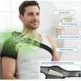 thumbnail image 4 of Neidga Cordless Heated Shoulder Wrap Massager with 3 Heat & Vibration Settings, for Men & Women, 4 of 9