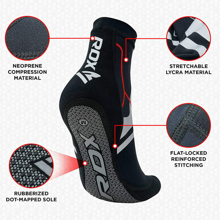 RDX S1 Ankle Support MMA Socks Washable Brace Foot Guard Pain Support 