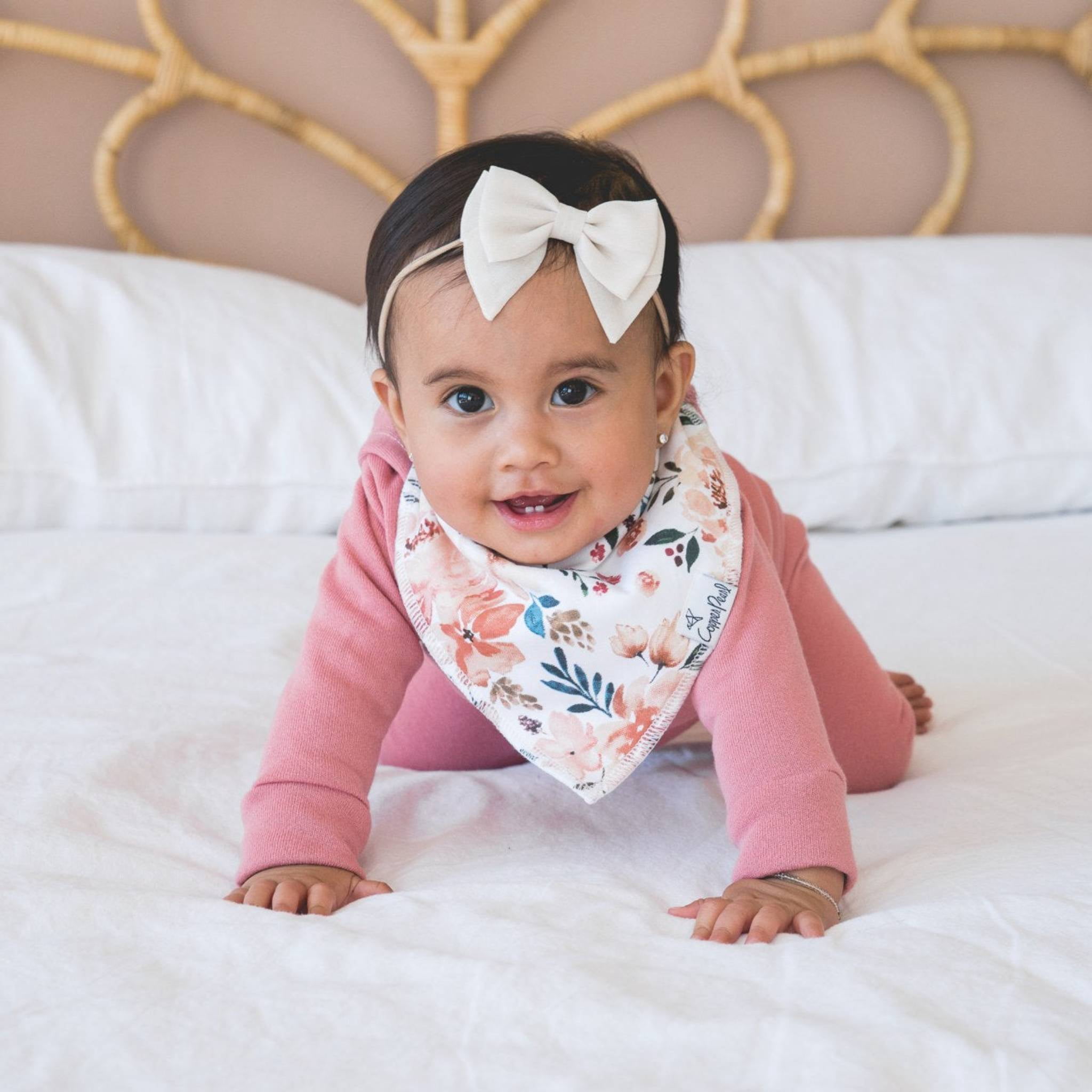 Copper Pearl Bandana Bibs- Autumn