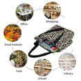 thumbnail image 5 of Bingfone Daisies Flowers Women Shoulder Tote Bags Casual Bag Ladies Shopping Handbag, 5 of 6