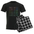 thumbnail image 6 of CafePress - I Love My Job Men's Dark Pajamas - Men's Dark Loose Fit Cotton Pajama Set, 6 of 7