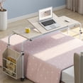 thumbnail image 4 of 31.5 in/47.24 in Overbed Table with Wheels, Bed Table with Adjustable Tilt Board and Wheels, Eating Desk, Cross-Bed Desk for Home, Hospital, 4 of 7