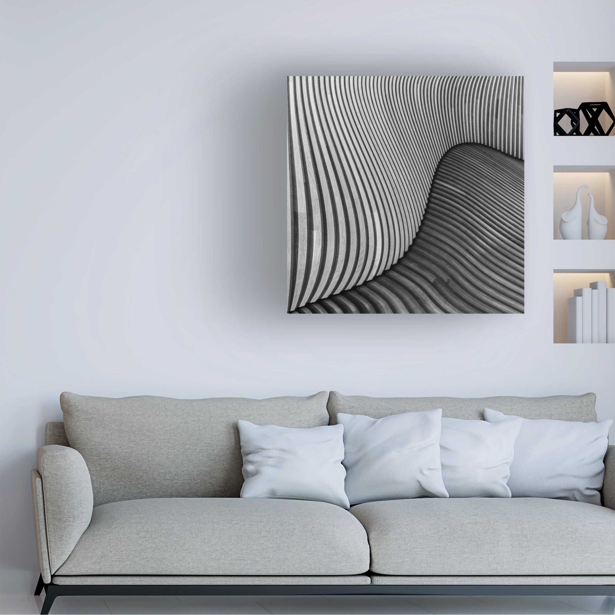 Luc Vangindertael 'Tangled Wood' Canvas Art