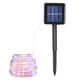 thumbnail image 1 of Cadena de lámpara Irfora Luz de cadena de tubo solar de ahorro de energía 22M 200 Cuenta de lámpara 8 Funciones Tubo transparente Alambre de cobre Luz de cadena de decoración impermeable al aire libre Irfora Cadena de lámpara, 1 of 7