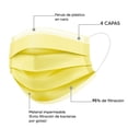 thumbnail image 3 of Cubrebocas Alka Amarillo 4 Capas 00A, 3 of 4