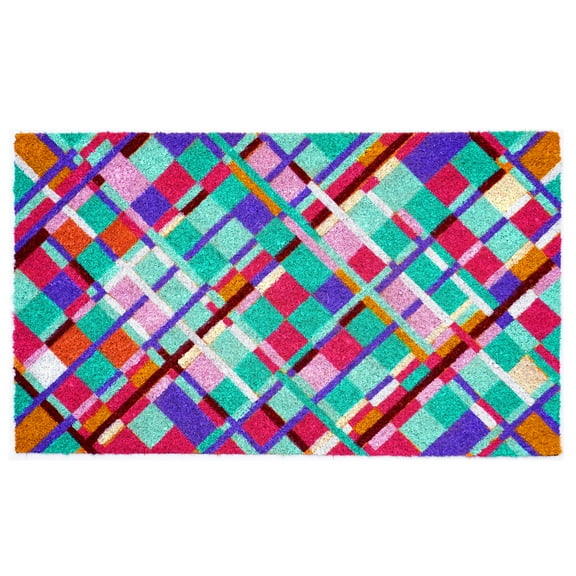Calloway Mills 107641729 Jazzy Abstract Hello Doormat 17" x 29"