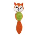 thumbnail image 1 of Perro de dibujos animados Perro de juguete chirriante Juguetes para masticar, Entrenamiento de juguete de perro de peluche Resistente a mordeduras Naranja jinwen Juguetes para masticar, 1 of 8