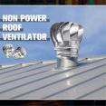 thumbnail image 5 of 2 Pcs 110mm Non Power Roof Ventilator Wind Turbines Attic Air Vent for Houses Factory Attic Farm Leak Proof Vent Cap Fan, 5 of 5