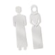 thumbnail image 4 of Letreros de baño de Oriente Medio, letrero de baño para hombres y mujeres, adhesivo para puerta de estacionamiento Plata, 4 of 8