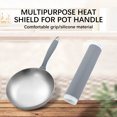 thumbnail image 6 of Heat Resistant Silicone Pot Handle Cover Anti-Scalding Insulation Sleeve for Pans Universal Size 1 CountforKitchen Supplies(Gray),Ccwuwei, 6 of 7