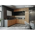 thumbnail image 3 of Kitchen Culinary Haven Collection Natural Teak & Black Color Base Size 9Ft Wide, 3 of 5