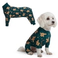 thumbnail image 1 of Pijama para Perro Spark Paws Traje de Recuperación Navideño Jengibre Talla M, 1 of 8