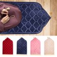 thumbnail image 2 of Portable Non-Slip Flannel Prayer Mat Soft Travel Embossed Design for Muslim Ramadan Eid Small Medium Large, 2 of 7