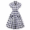 thumbnail image 2 of Yotown Vintage 50's Rockabilly Swing Dresses Vestido Estilo Vintage, Vestido Retro sin Mangas de Las Mujeres Enagua Falda Plisada Vestido de Noche de la Boda Vestidos Longitud de la Rodilla S-4XL(M) Amonsee No, 2 of 4
