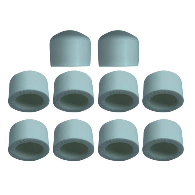 10 Piezas Tapa de tubo de PVC shamjiam Extremo de tubería de Agua 20mm
