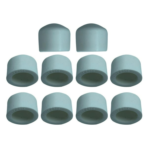 10 Uds. Accesorio de cubierta de tapón de tubería de suministro de agua 25mm 32mm 20mm Cola Tapa de tubo de PVC