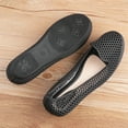 thumbnail image 3 of GOOHOCHY Zapatos de playa, transpirables, frescos, duraderos, simples, huecos, de plástico, planos, planos, de ocio para exteriores (negro, 36 yardas), 3 of 7