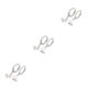 thumbnail image 1 of Guardurnaity 1 par de pendientes de cobre para mujer, reemplazo portátil francés, gotas para los oídos para niñas, regalo de cumpleaños, oro Type1 NO1, 1 of 6