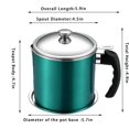 thumbnail image 3 of 2026 New Stainless Steel Oil Filter Pot Can, Large Capacity Grease Container Stainless Steel, Bacon Grease Saver Strainer And Strainer Lid Kitchen for Filtering Separating Reusing Oil(Silver), 3 of 7