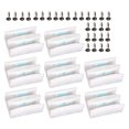 thumbnail image 1 of Shower Door Guide White Plastic for Sliding Doors 8Pack, 1 of 9