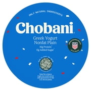 Chobani Non-Fat Greek Yogurt Plain 32 oz Tub