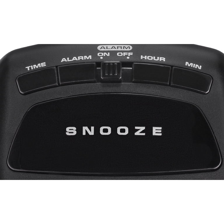Westclox Basic Black Digital Alarm Clock With Red LED photo 4