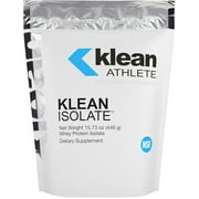 Klean Athlete - Klean Isolate - Whey Protein Isolate to Enhance Daily Protein and Amino Acid Intake for Muscle Integrity - NSF Certified for Sport - 20 Servings - Unflavored