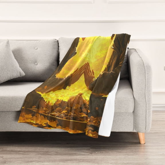 Couple Prayer Throw Blanket 60" x 90" Soft and Warm Blankets for Couch Sofa and Bed