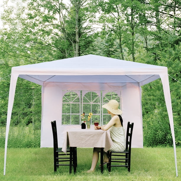 10'x10' Pop-Up Gazebo Canopy With Walls – Waterproof Party Tent For Outdoor Events