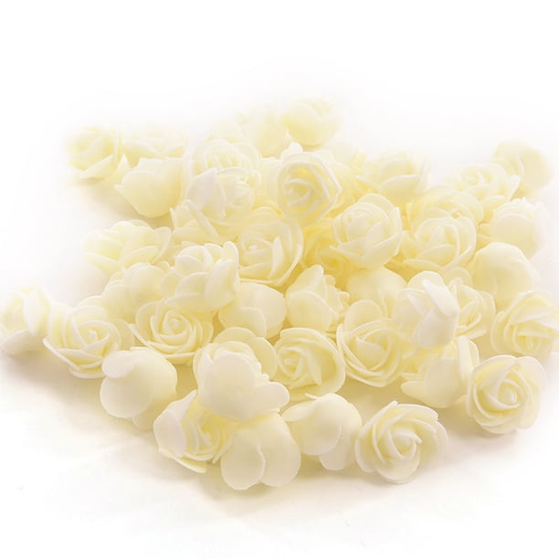 Toystoory Paquete de 500 rosas artificiales, ramo de decoración de flores, de flores falsas, accesorio artesanal para propuesta de compromiso, Decoración verde claro Toystoory HA010900-12