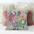 thumbnail image 3 of Amrita Sen Friendship Bouquet Throw Pillow in Gray Pink Green 20x20, 3 of 5