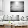 thumbnail image 4 of Designart Sandstone Hills and Peaks in Fog - Landscape Photography Throw Pillow - 12x20, 4 of 5