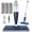 Blue, variant on Spray Mop for Floor Cleaning with Washable Pads, Microfiber Wet Mops with 800 ml Refillable Bottle,Reusable Dust Mops with Sprayer for Hardwood Laminate Vinyl Tile Cleaning