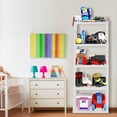 thumbnail image 2 of Oskar Plastic Shelving Unit 5-Tier 30'W x 14"D x 75"H Multipurpose Organizer, White, 2 of 9