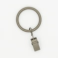 thumbnail image 4 of Mainstays Curtain Clip Rings 1" Pewter 7 Pack, 4 of 8